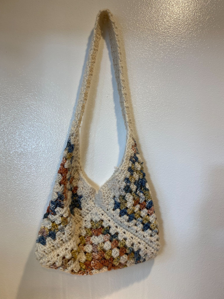 crochet shoulder bag