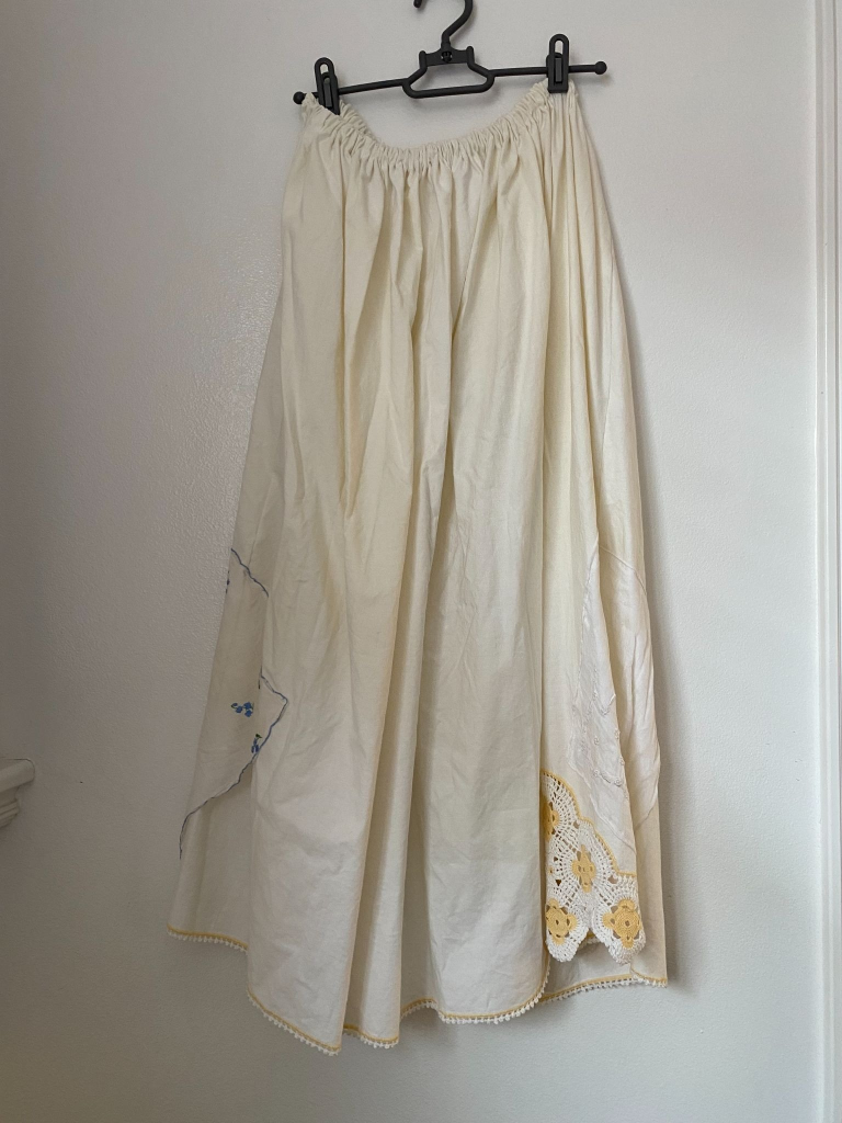 upcycled skirt